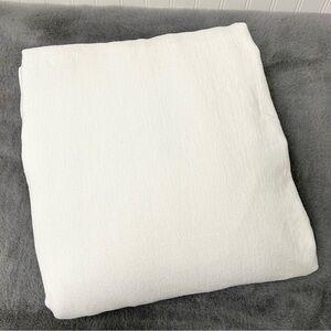 Pottery Barn Cozy Cloud Velvet Duvet Cover King  white